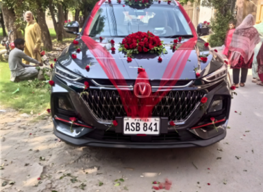 wedding car decoration in Lahore - changan SUV