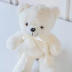 Soft White Teddy Bear – Plush Bow Teddy Bear Gift for Birthday & Anniversary