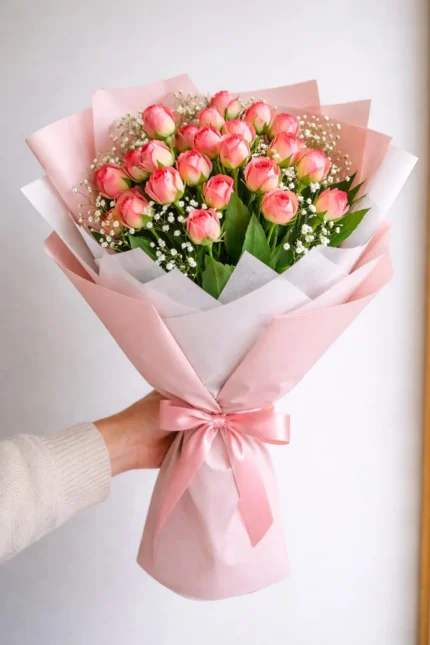 Pink Tulip Bouquet in Lahore – Fresh & Same Day Delivery