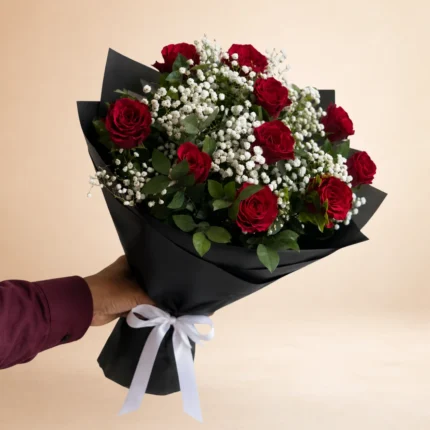 Ruby Vale Rose Bouquet