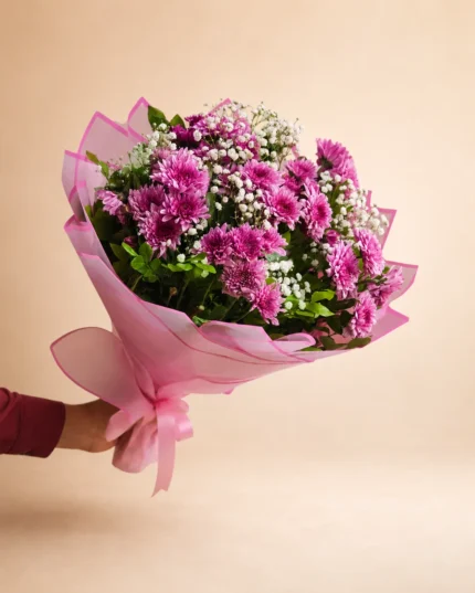 Violet Aster Bouquet in Lahore - Lahore Blooms