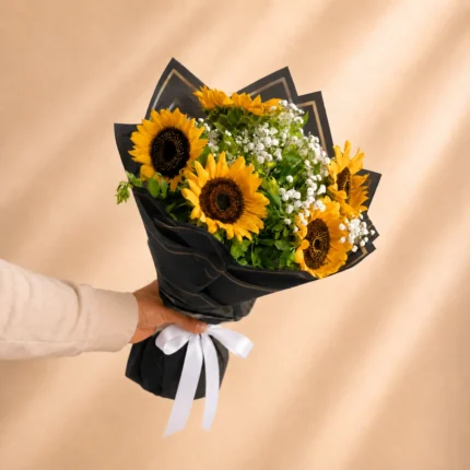 Golden Hour Sunflower Bouquet in Lahore - Lahore Blooms