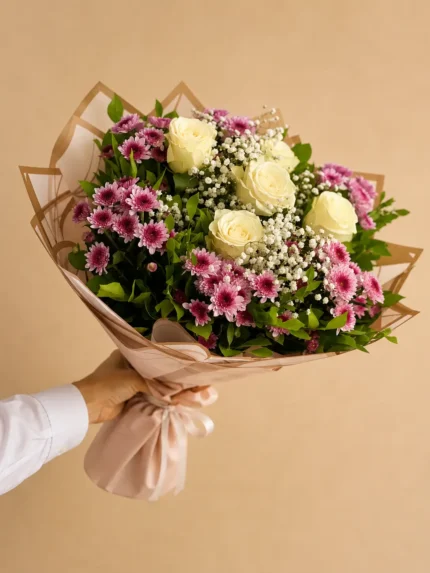 Dusk Pearl Rose Bouquet in Lahore - Lahore Blooms