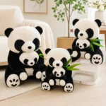 Panda Plush Toy with Baby Panda – Available in 4 Sizes