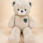 Checkered Heart Teddy Bear