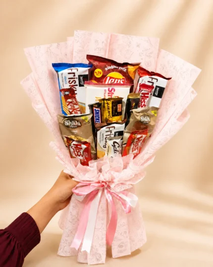 Treat Parade Mixed Chocolate and Snacks Bouquet